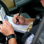 Officer Writing Ticket